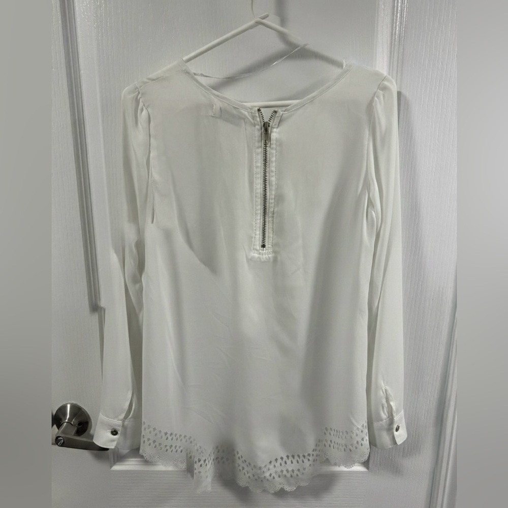 Costa Blanca White Blouse - Picture 3 of 3